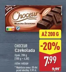 ALDI Czekolada deserowa Choceur oferta