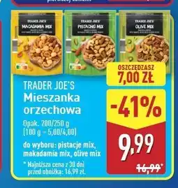 ALDI Mieszanka orzechowa z oliwkami Trader Joe's oferta