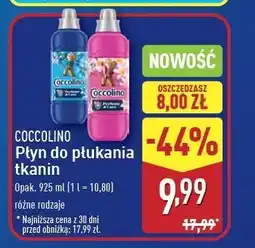 ALDI Płyn do płukania tiare flower & red fruits Coccolino Perfume Care oferta