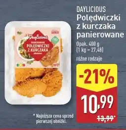 ALDI Polędwiczki z kurczaka pikantne Daylicious oferta