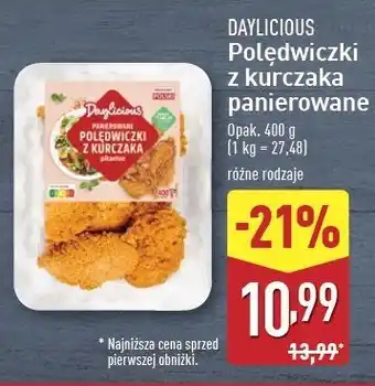 ALDI Polędwiczki z kurczaka pikantne Daylicious oferta