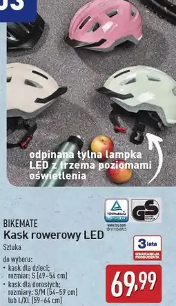 ALDI Kask rowerowy dla dzieci Bikemate oferta