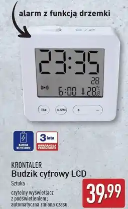 ALDI Budzik lcd Krontaler oferta