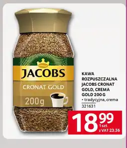 Selgros Kawa rozpuszczalna jacobs cronat gold, crema gold oferta