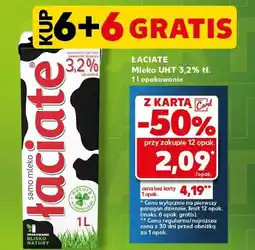 Kaufland Mleko UHT Łaciate 3.2% oferta