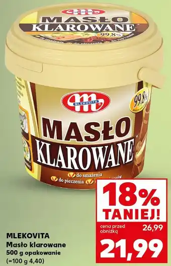 Kaufland Masło klarowane 500g Mlekovita oferta