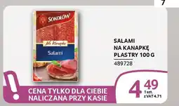 Selgros Salami na kanapkę plastry oferta