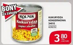 Selgros Kukurydza konserwowa oferta