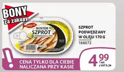 Selgros Szprot podwędzany w oleju oferta