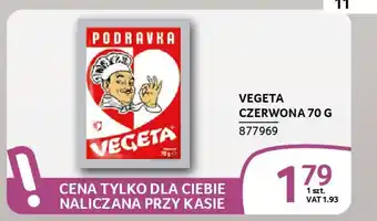 Selgros Vegeta czerwona oferta