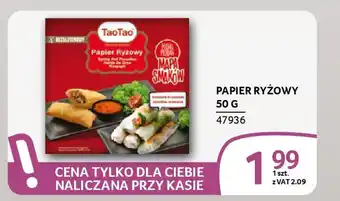 Selgros Papier ryżowy oferta