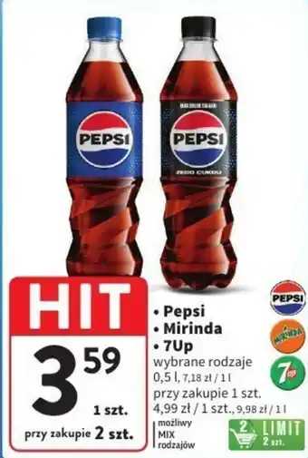 Intermarche Pepsi/Mirinda/7Up oferta