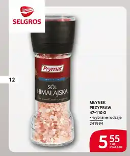 Selgros Młynek przypraw oferta