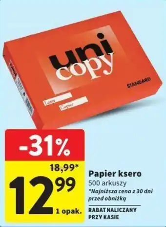 Intermarche Papier ksero oferta