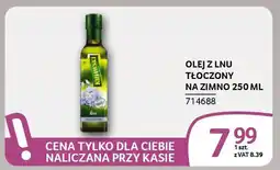 Selgros Olej z lnu tłoczony na zimno oferta