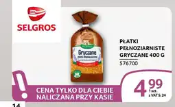 Selgros Płatki pełnoziarniste gryczane oferta