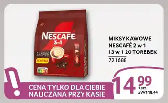 Selgros Miksy kawowe nescafé 2 w 1 i 3 w 1 oferta