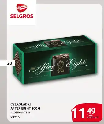 Selgros Czekoladki after eight oferta