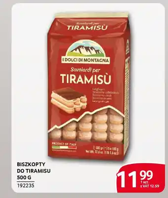 Selgros Biszkopty do tiramisu oferta