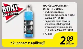 Selgros Napój izotoniczny dr witt oferta