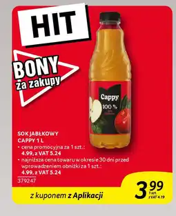 Selgros Sok jabłkowy cappy oferta