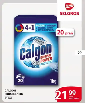 Selgros Calgon proszek oferta