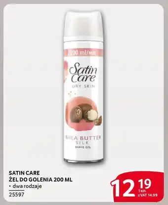 Selgros Satin care żel do golenia oferta