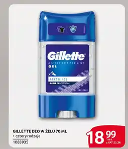 Selgros Gillette deo w żelu oferta