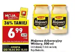 Biedronka Majonez dekoracyjny Winiary oferta