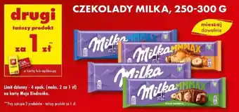 Biedronka CZEKOLADY MILKA oferta