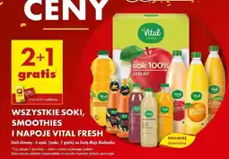 Biedronka WSZYSTKIE SOKI, SMOOTHIES I NAPOJE VITAL FRESH oferta