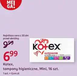 Rossmann Kotex, tampony higieniczne, Mini oferta