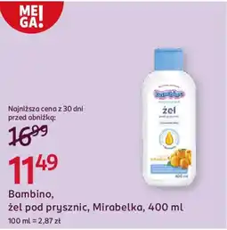 Rossmann Bambino, żel pod prysznic, Mirabelka oferta