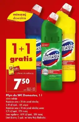 Biedronka Płyn do WC Domestos oferta