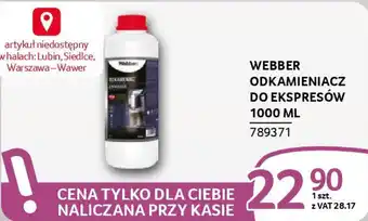 Selgros Webber odkamieniacz do ekspresów oferta