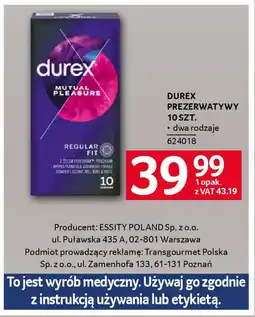 Selgros Durex prezerwatywy oferta