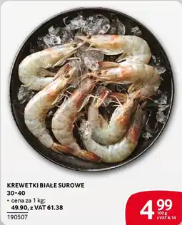 Selgros Krewetki białe surowe 30-40 oferta