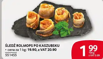 Selgros Śledź rolmops po kaszubsku oferta