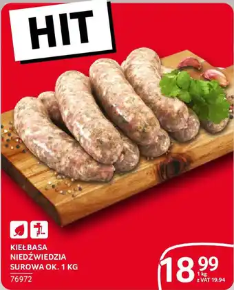 Selgros Kiełbasa niedźwiedzia surowa oferta