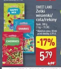 ALDI Żelki happy mix Sweetland oferta