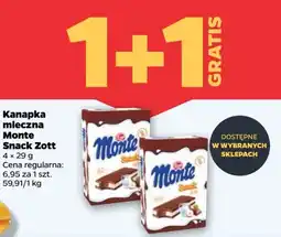 Netto Baton mleczny Zott monte snack oferta