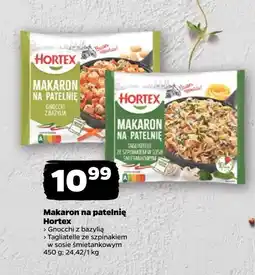 Netto Makaron na patelnię tagliatelle z sosem szpinakowym Hortex oferta