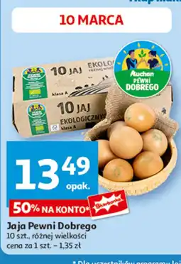 Auchan Jaja ekologiczne kl. a Auchan pewni dobrego oferta