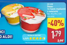 ALDI MILSANI Deser na bazie maślanki z owocami oferta