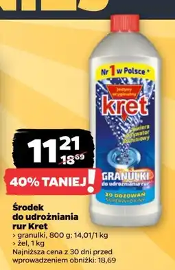 Netto Żel do udrożniania rur Kret oferta