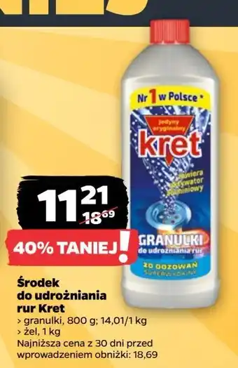 Netto Żel do udrożniania rur Kret oferta