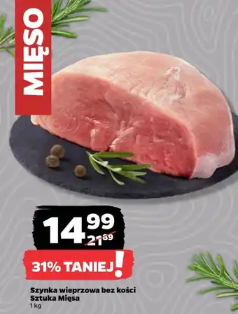 Netto Szynka wieprzowa kulka Sztuka Mięsa Netto oferta