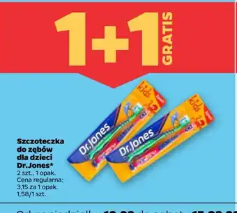 Netto Szczoteczka do zębów Dr. Jones Kids oferta