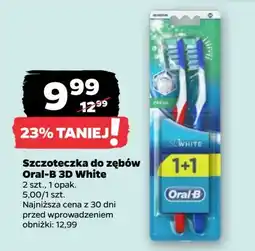 Netto Szczoteczka do zębów fresh medium Oral-B 3D White oferta