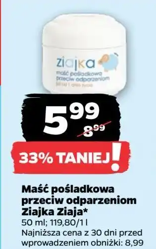 Netto Maść pośladkowa przeciw odparzeniom Ziaja Ziajka oferta